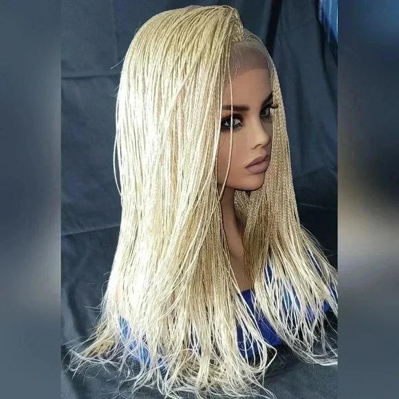 Stunning Style Revolution: 100% Handmade Micro Millions Braided Full Lace Wigs". - Picture 15 of 17